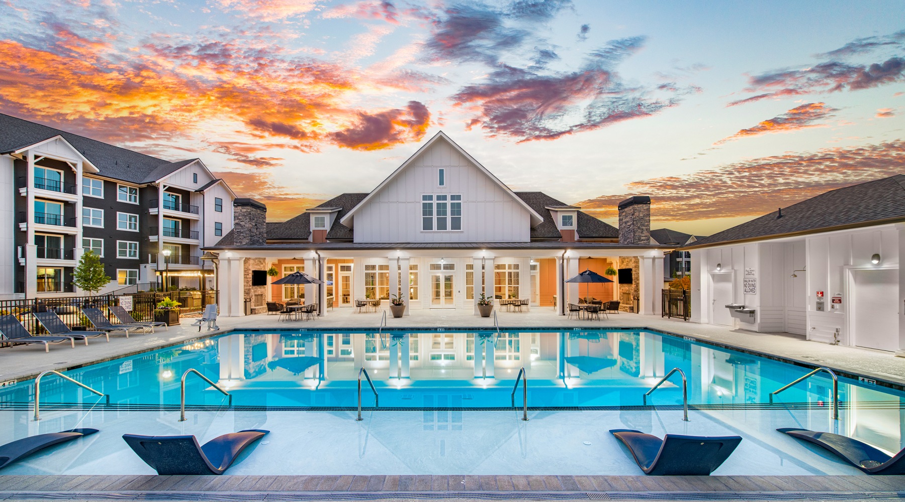 Adams Hill community pool and clubhouse Adams Hill community pool and clubhouse