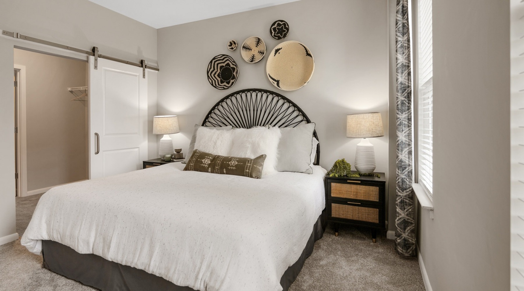 Furnished apartment bedroom at Adams Hill Furnished apartment bedroom at Adams Hill